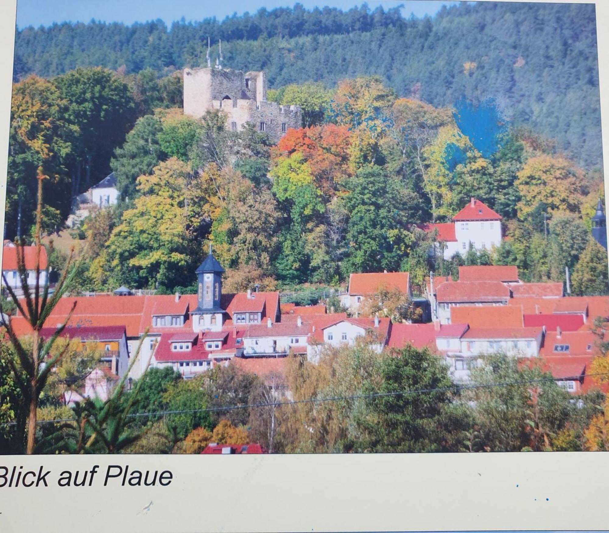Ferienwohnung Burgblick Plaue  Exterior photo